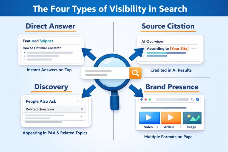 The Four Types of Visibility That Matter in Search Now